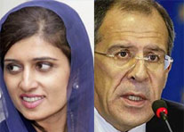 صحبت تلفونی وزرای خارجه روسیه و پاکستان