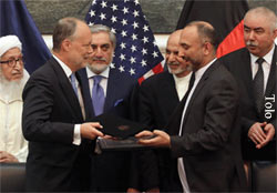 همکاری جدید امریکا و افغانستان