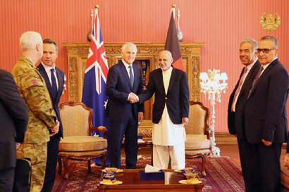 نخست‌وزیر آسترالیا در کابل: آماده‌ایم افغانستان را در مبارزه با تروریزم و داعش کمک کنیم